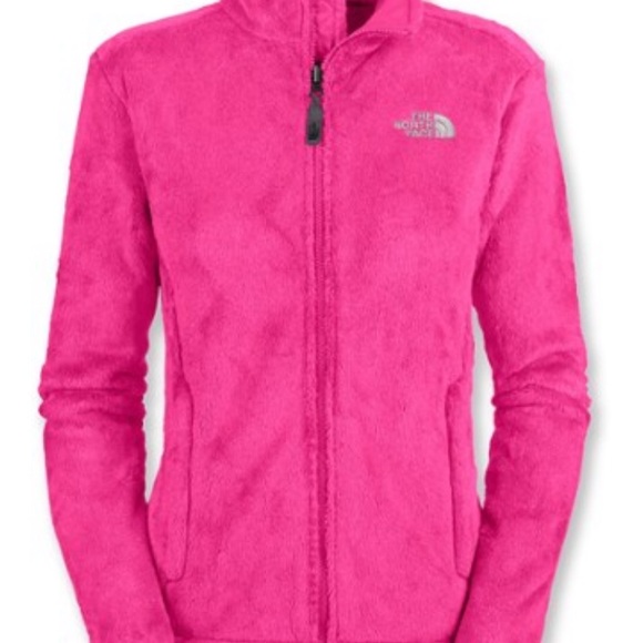 north face furry fleece pink